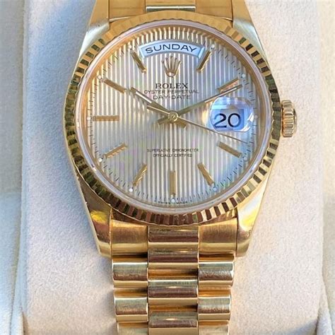 rolex 18238 double quickset day date president|rolex 18238 diamond dial.